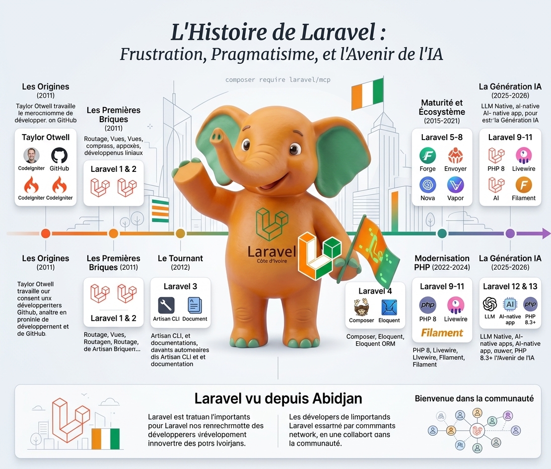 Laravel : naissance et évolution du framework PHP qui a tout changé